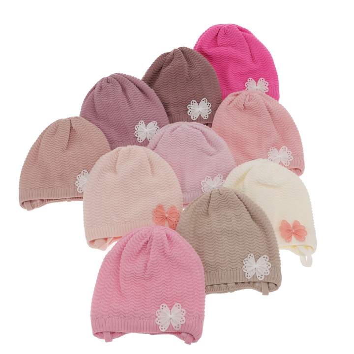 Herbst und Frühlingsmütze für Mädchen Rosa Madelin