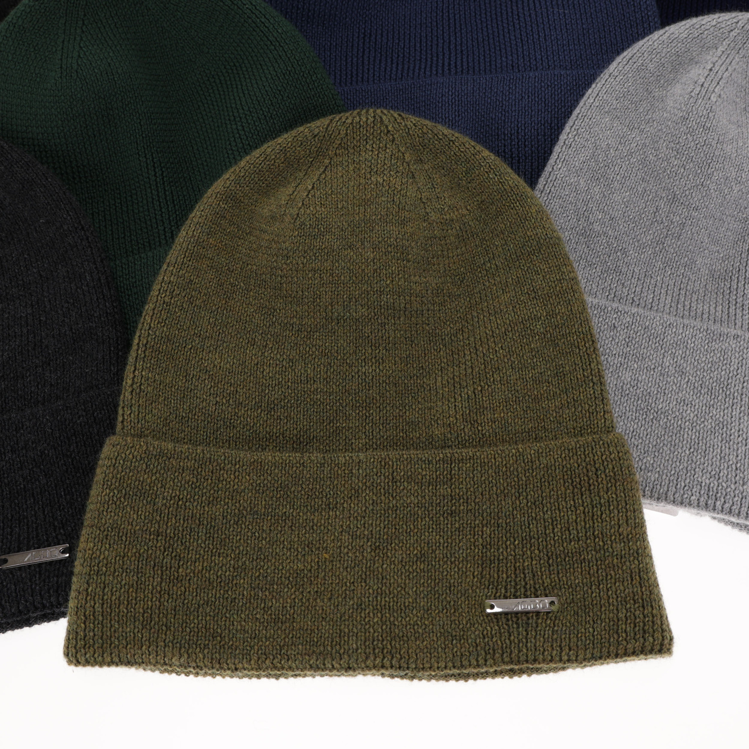 Herrenmütze Frühling- Winter Navy Blau 100% extrafeine Merinowolle Memfis