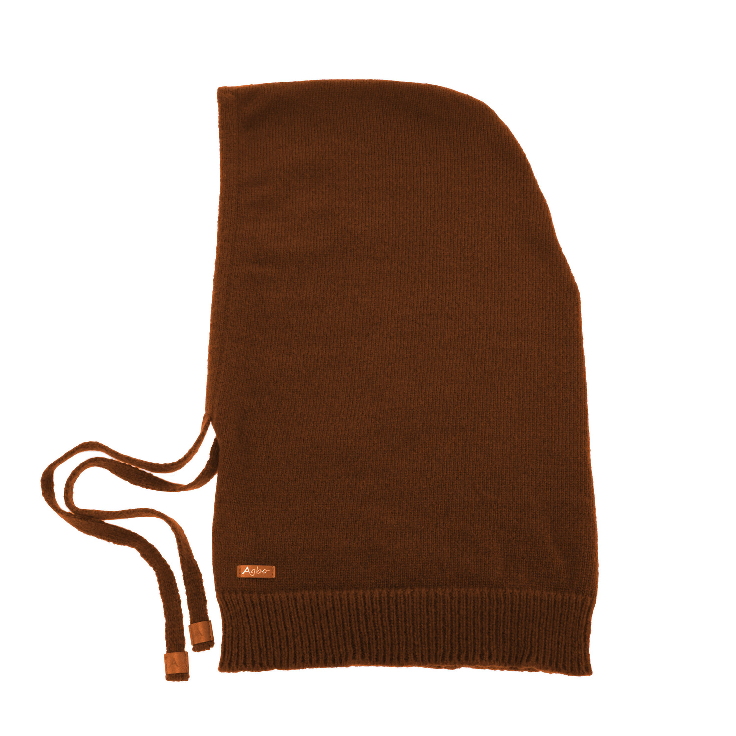 Balaclava für Damen, braun, mit Merinowolle, Elizabeth