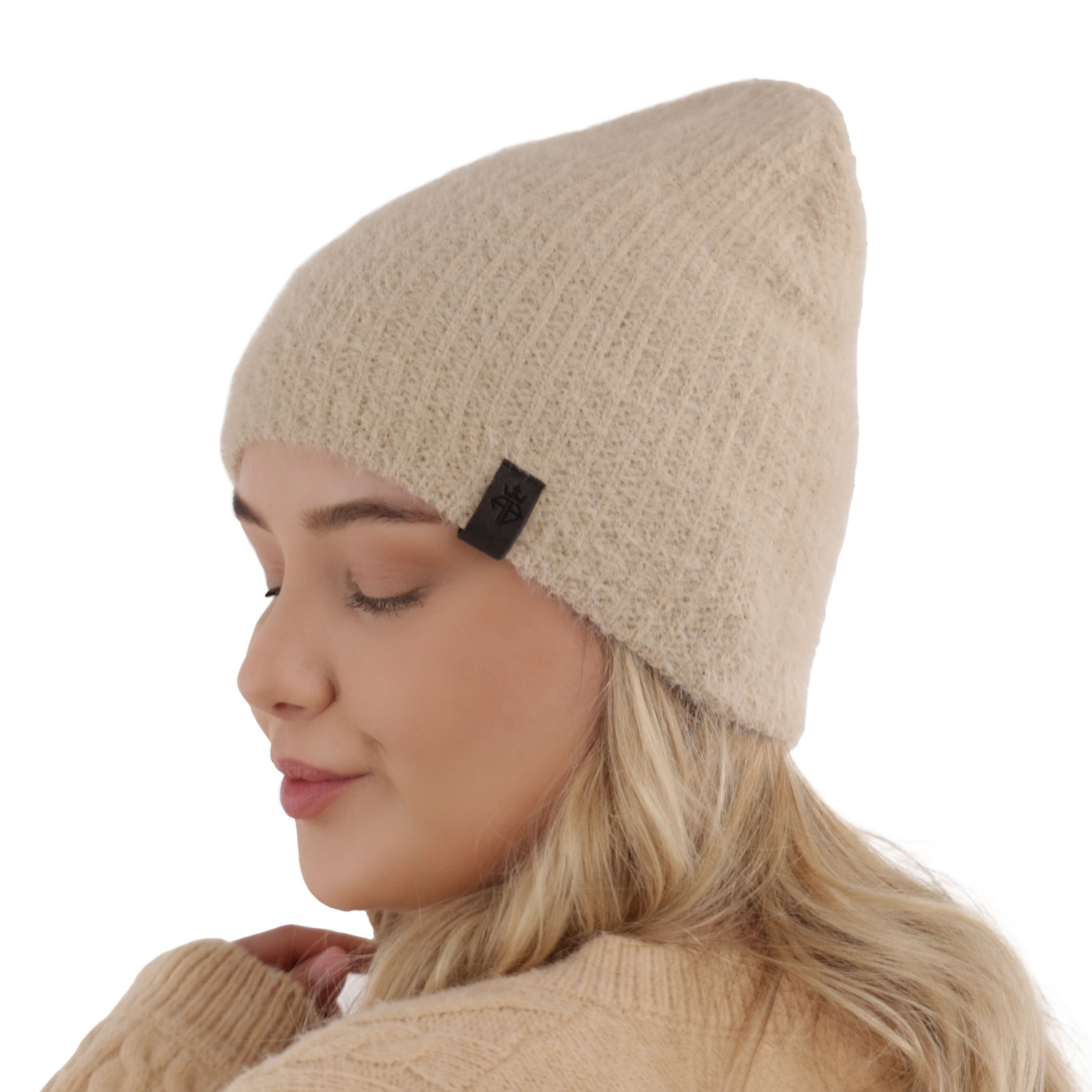 Wintermütze Damen in der Farbe camel Frances