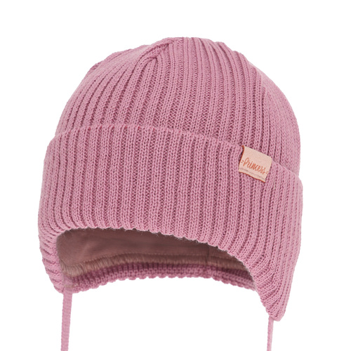 Wintermütze für Mädchen, violett, , mit Merinowolle, Punia