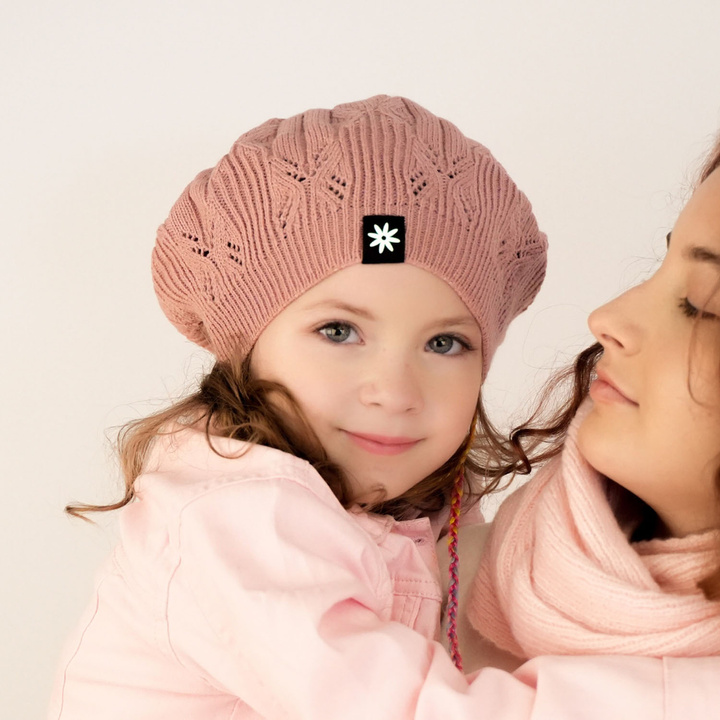 Herbst und Frühlingsmütze für Mädchen Rosa Marcela