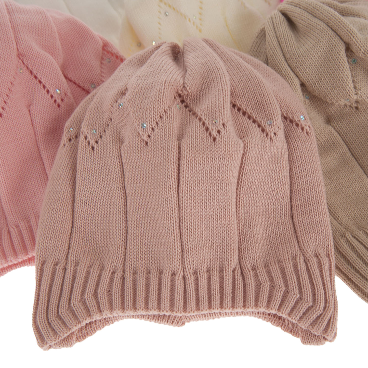 Herbst und Frühlingsmütze für Mädchen Rosa Mercja