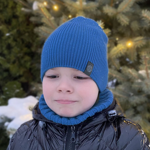 Wintermütze Jungen Senffarben Imbir