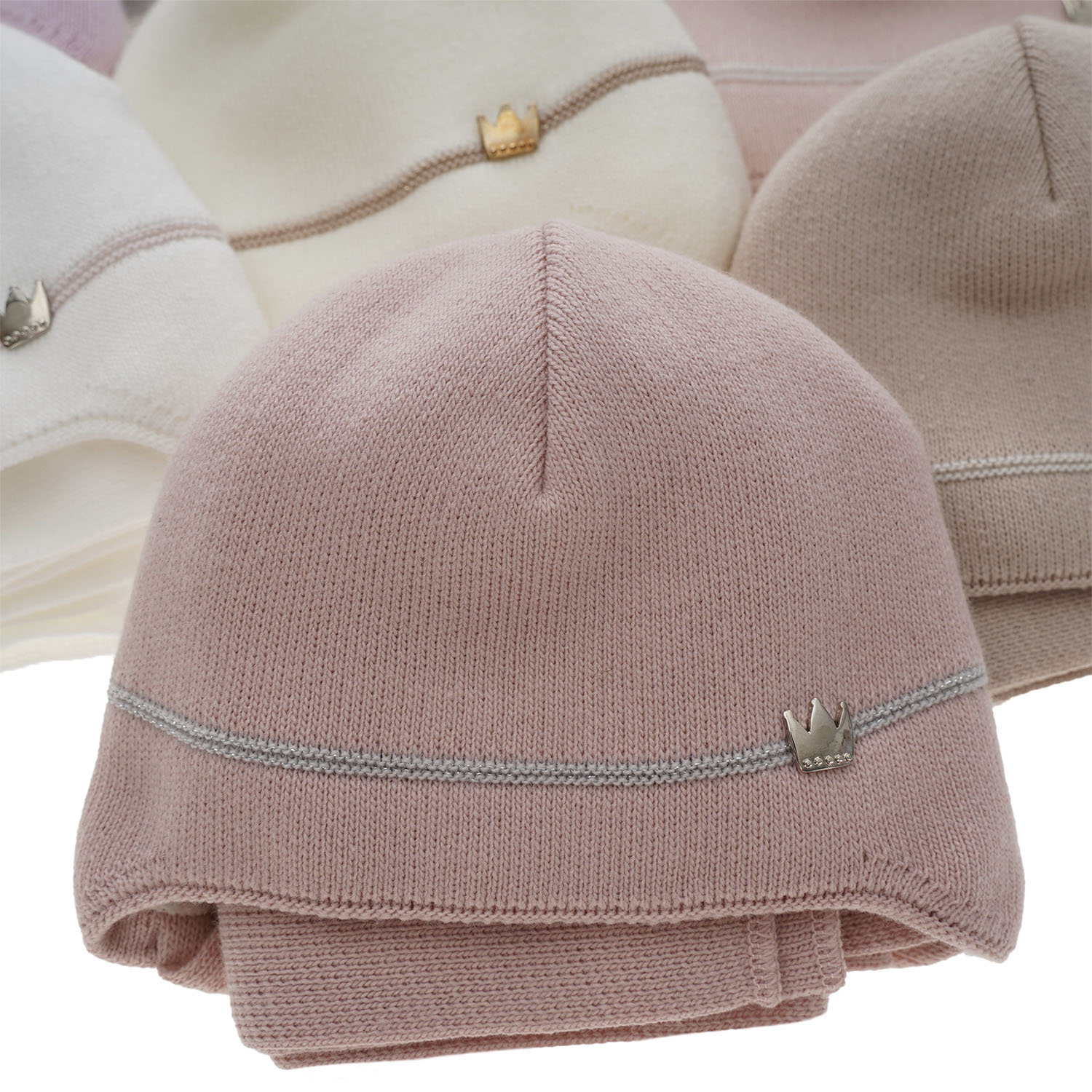 Winterset Mädchen: Mütze und Schal Violett Elina