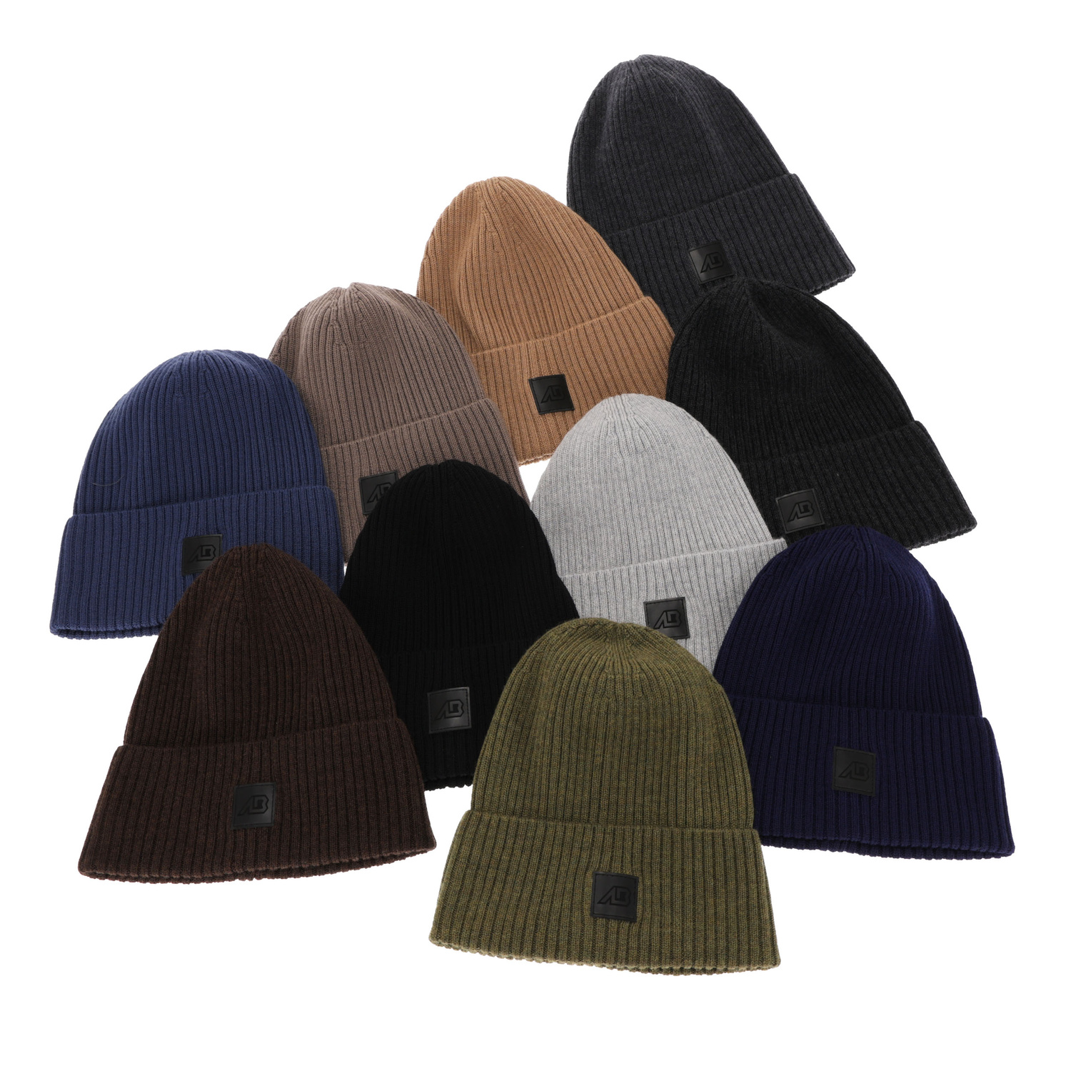 Herrenmütze Frühling- Winter Grün 100% extrafeine Merinowolle Matias