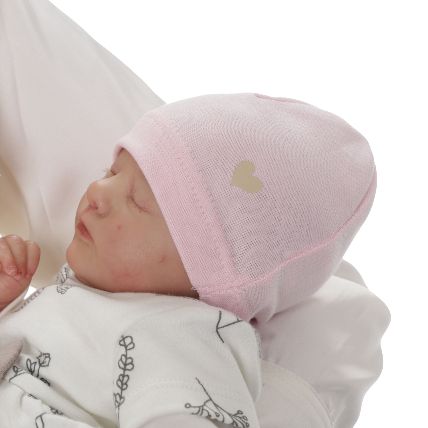 Herbst und Frühlingsmütze für Mädchen, rosa, aus Baumwolle, Nestie