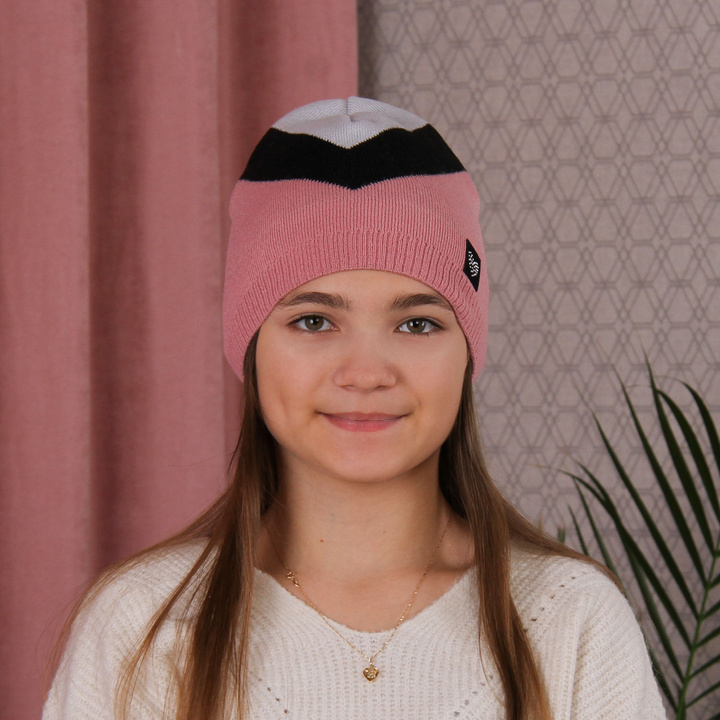 Herbst und Frühlingsmütze für Mädchen Rosa Dilia