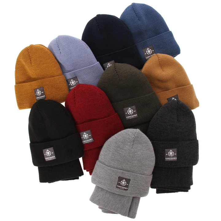 Winterset Jungen: Mütze und Schlauchschal Blau Santiago