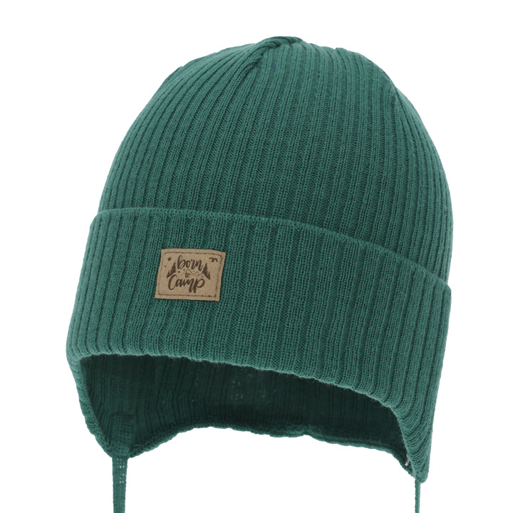 Herbst und Frühlingsmütze für Jungen, smaragdgrün, zum Binden, mit Baumwolle, Fenris