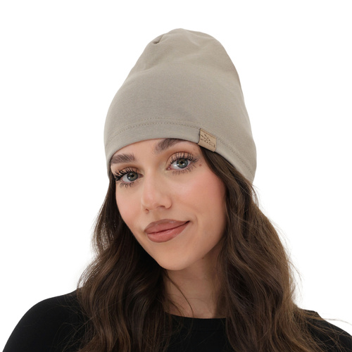 Herbst und Frühlingsmütze Damen Beige Brema