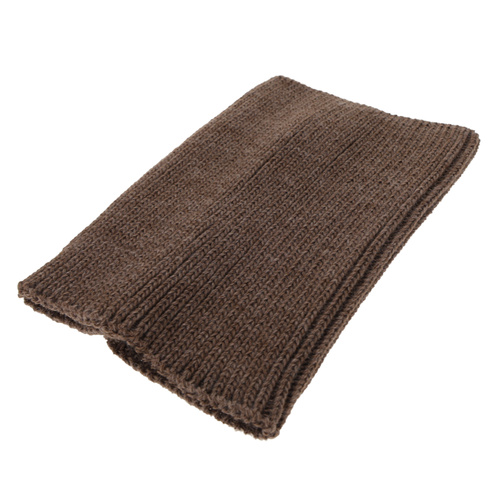 Winterset Jungen: Mütze und Schlauchschal, Winter, braun, mit zwei Bommeln, Zorven