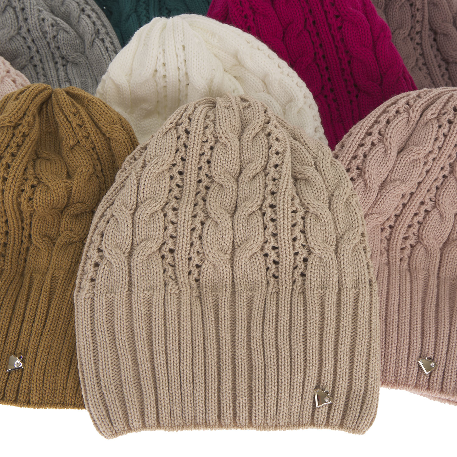 Wintermütze Damen Weiß Sarysa