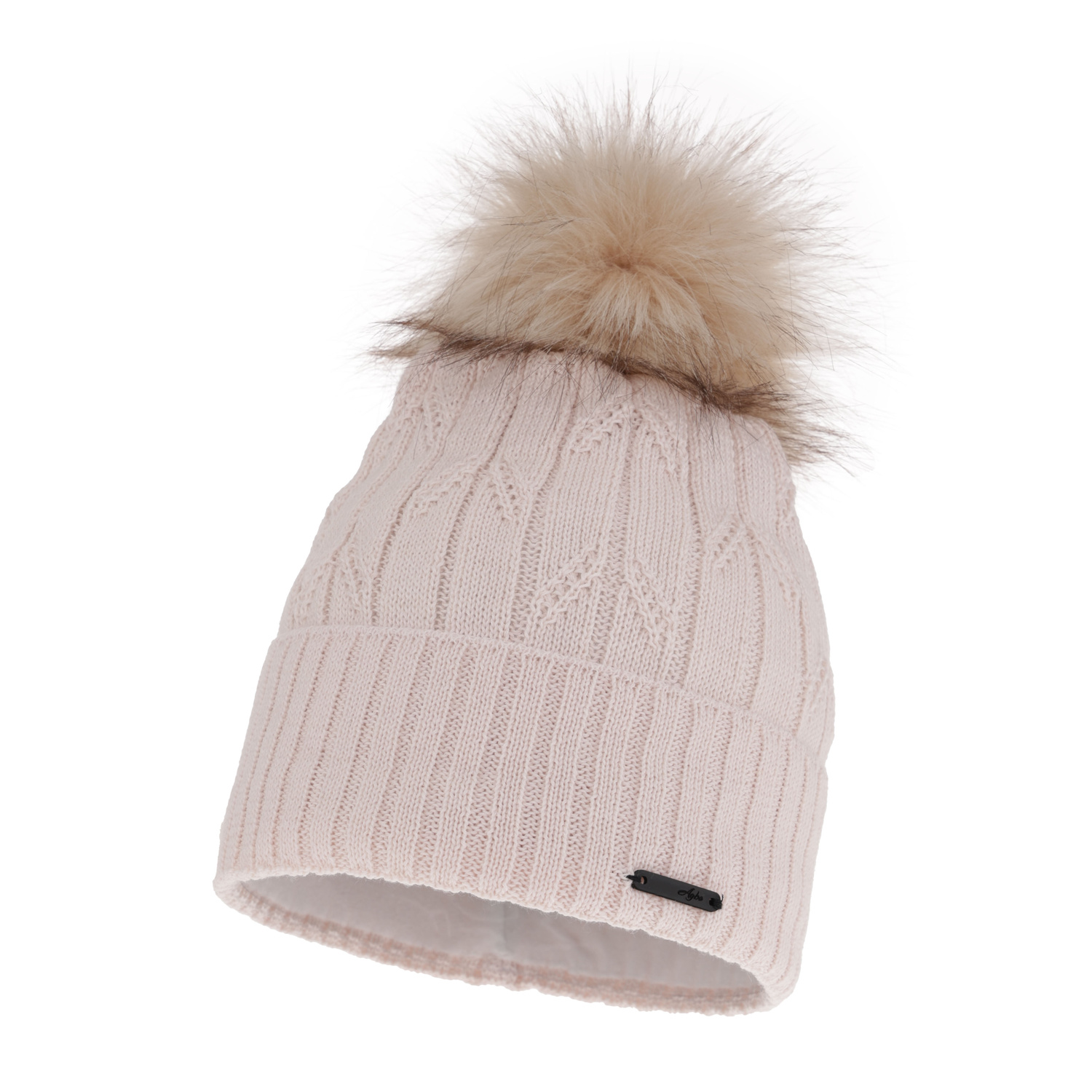 Wintermütze Damen aus Merinowolle in Cremefarben Talaria