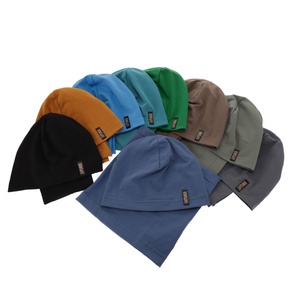 Herbst und Frühlingsset Jungen: Mütze und Schlauchschal Blau Hobart