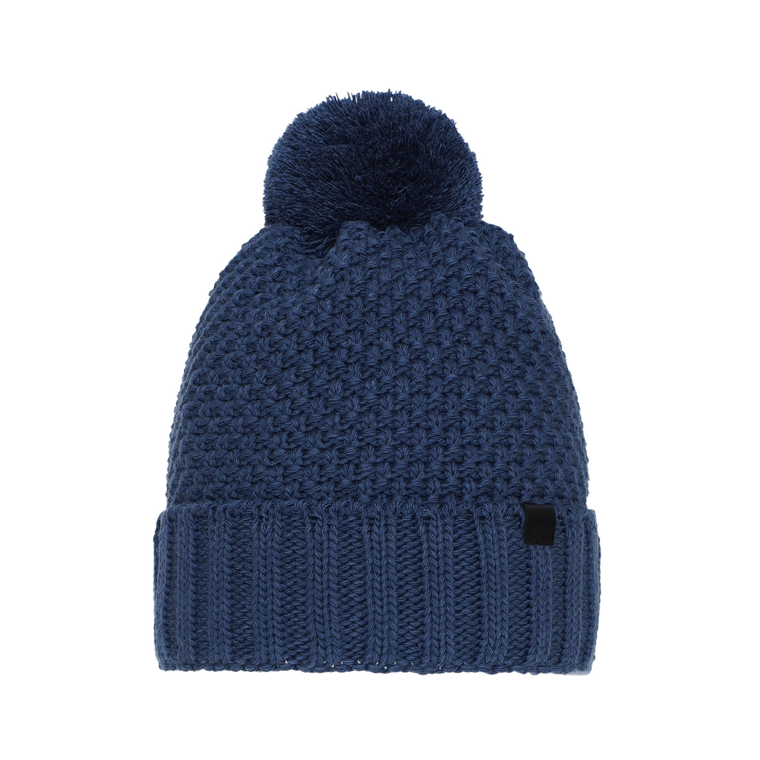 Wintermütze Jungen mit Bommel Blau Polins 