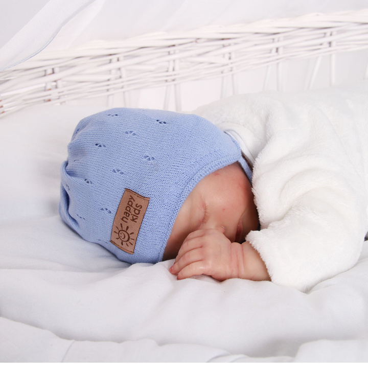 Herbst und Frühlingsmütze für Jungen Light blue Bobi