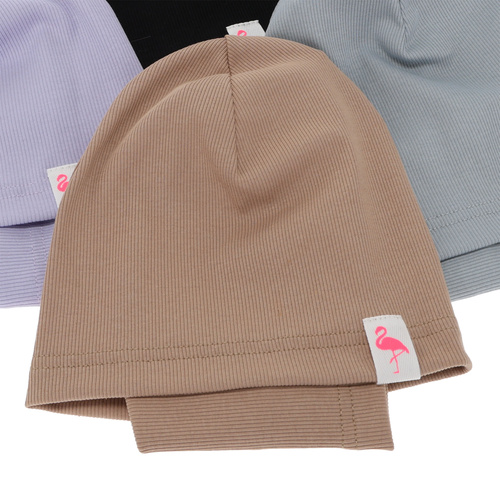 Herbst und Frühlingsset Mädchen baumwolle: Mütze und Schlauchschal, Rosa, Rumilla