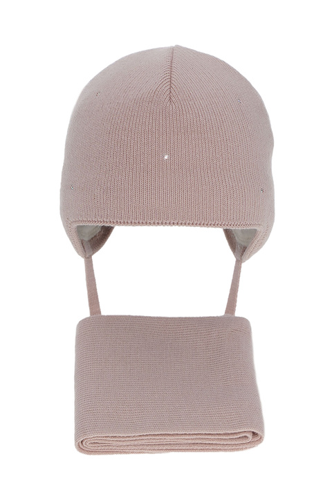Winterset Mädchen: Mütze und Schal Rosa Moli