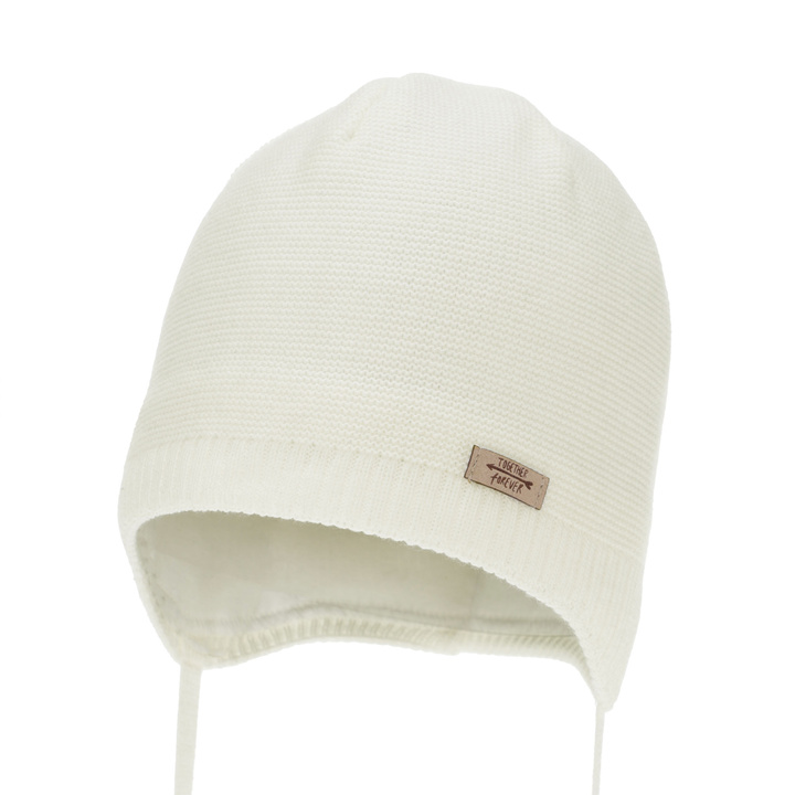 Herbst und Frühlingsmütze für Mädchen, cremefarben, gebunden, Svenja