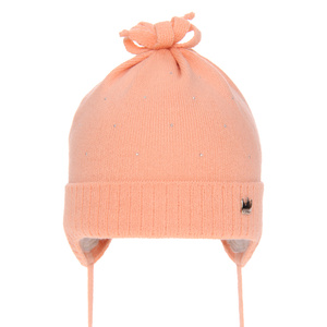 Herbst und Frühlingsmütze für Mädchen Orange Oliwka