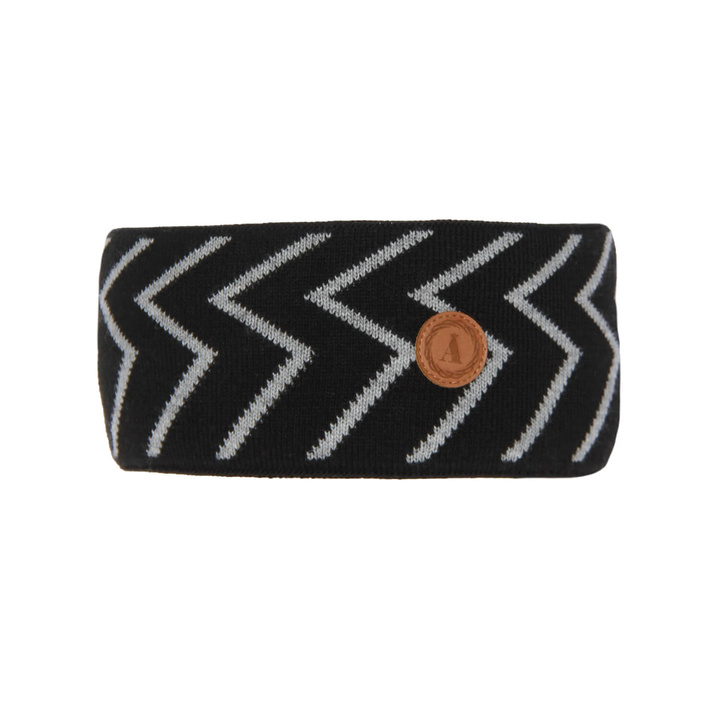 Winterstirnband für Mädchen Schwarz Koko