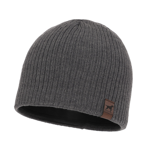 Wintermütze Herren aus Merinowolle in Grau Bird