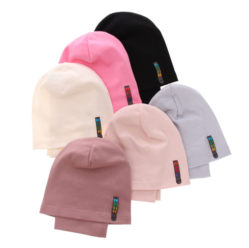 Herbst und Frühlingsset Mädchen: Mütze und Schlauchschal Rosa Flores