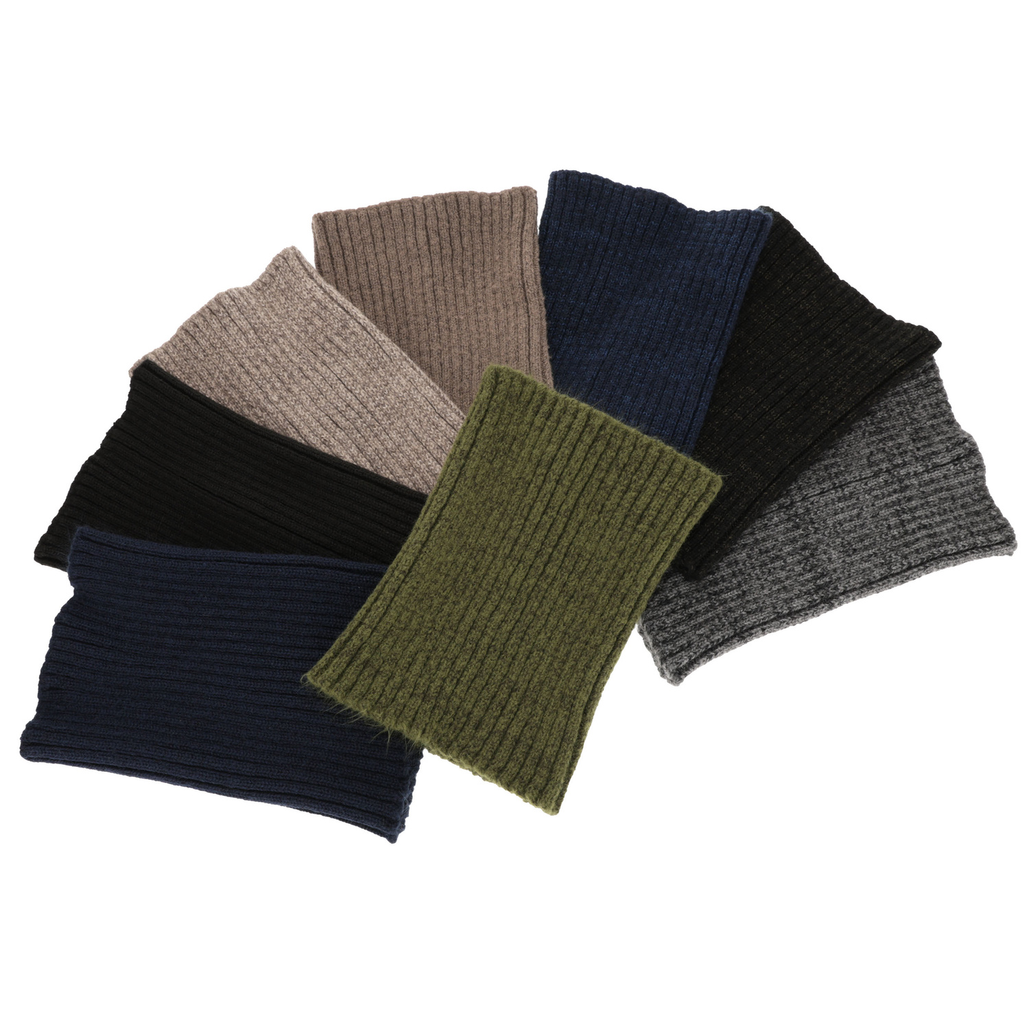 Schlauchschal Herren Merinowolle Navy Blau Best