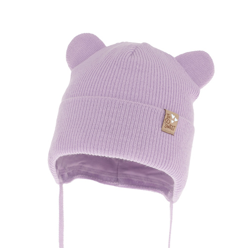 Herbst und Frühlingsmütze für Mädchen Violett Noemi