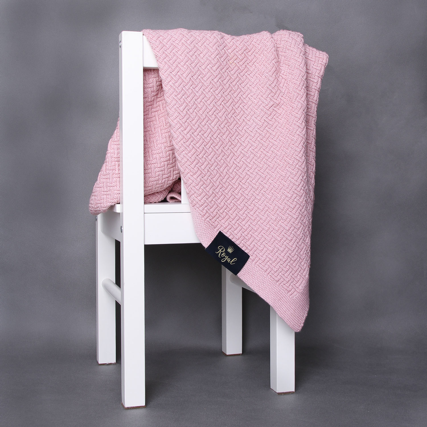 Baby und Kinder Decke aus 50% Bambus-Fasern, 50% Bamwolle Grau Pony