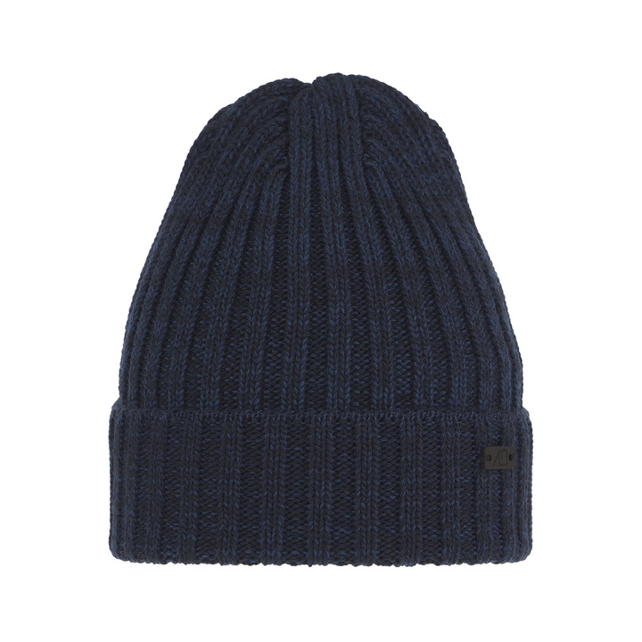 Wintermütze Herren aus Merinowolle in Blau Timon