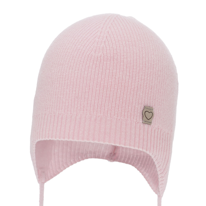 Herbst und Frühlingsmütze für Mädchen, rosa, mit Merinowolle, Orida