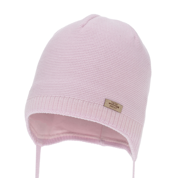 Herbst und Frühlingsmütze für Mädchen, lila, wiązana, Svenja