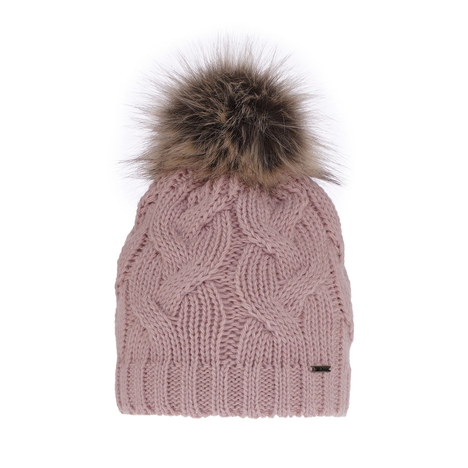 Wintermütze Damen mit Bommel Rosa Terri