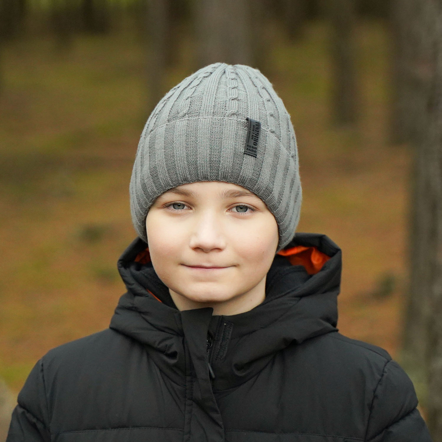Wintermütze Jungen Khaki Lucas
