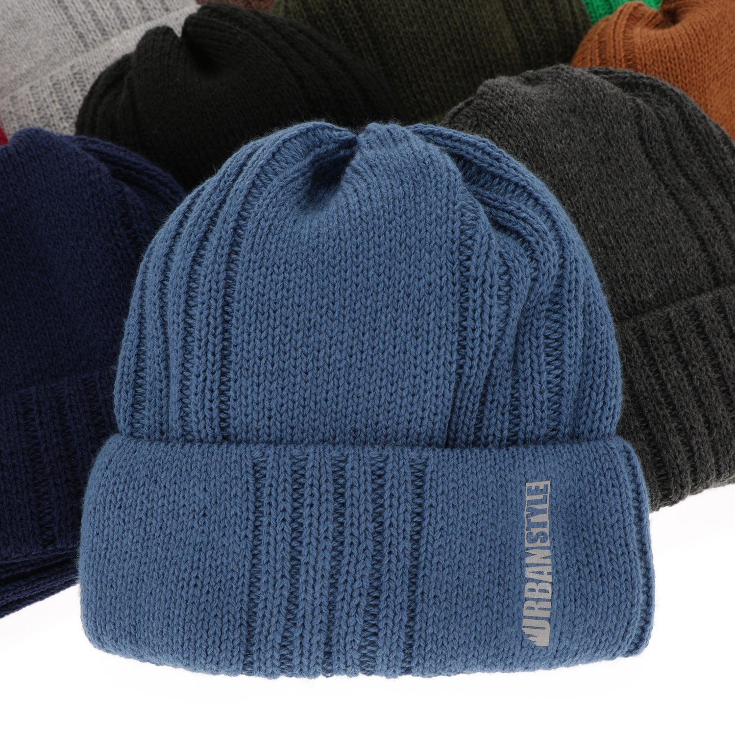 Winterset für Jungen: Mütze und Schlauchschal in Blau Balaton