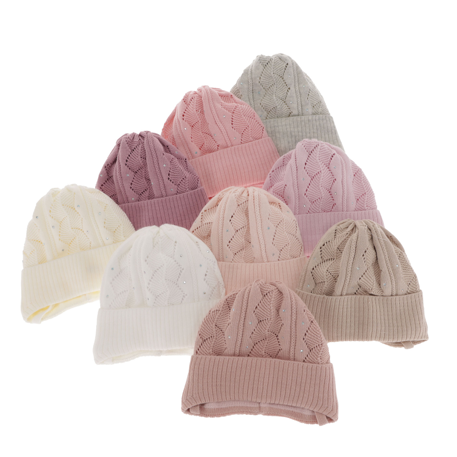 Herbst und Frühlingsmütze für Mädchen Beige Marinetta