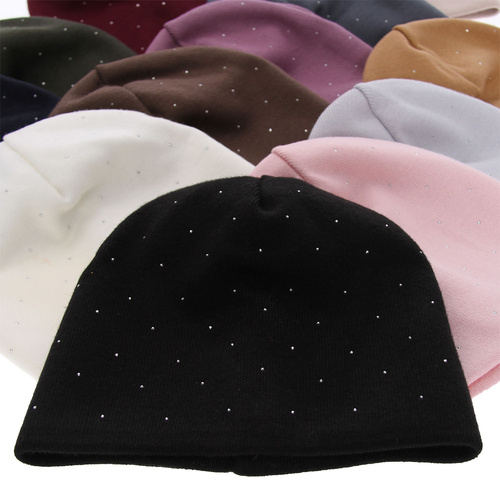 Herbst und Frühlingsmütze Damen Schwarz Grecja