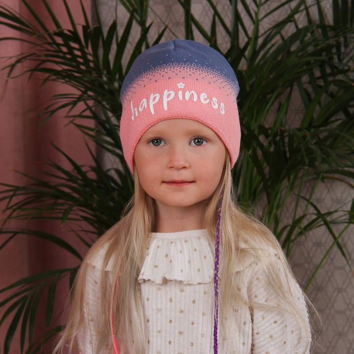 Herbst und Wintermütze für Mädchen Rosa Lana