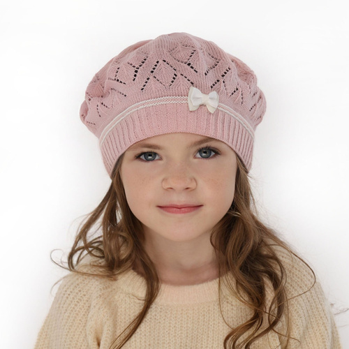 Herbst und Frühlingsmütze für Mädchen Rosa Bibi