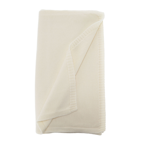 Winterschal Damen, Winter, cremeweiß, 100% Merinowolle, Elonia