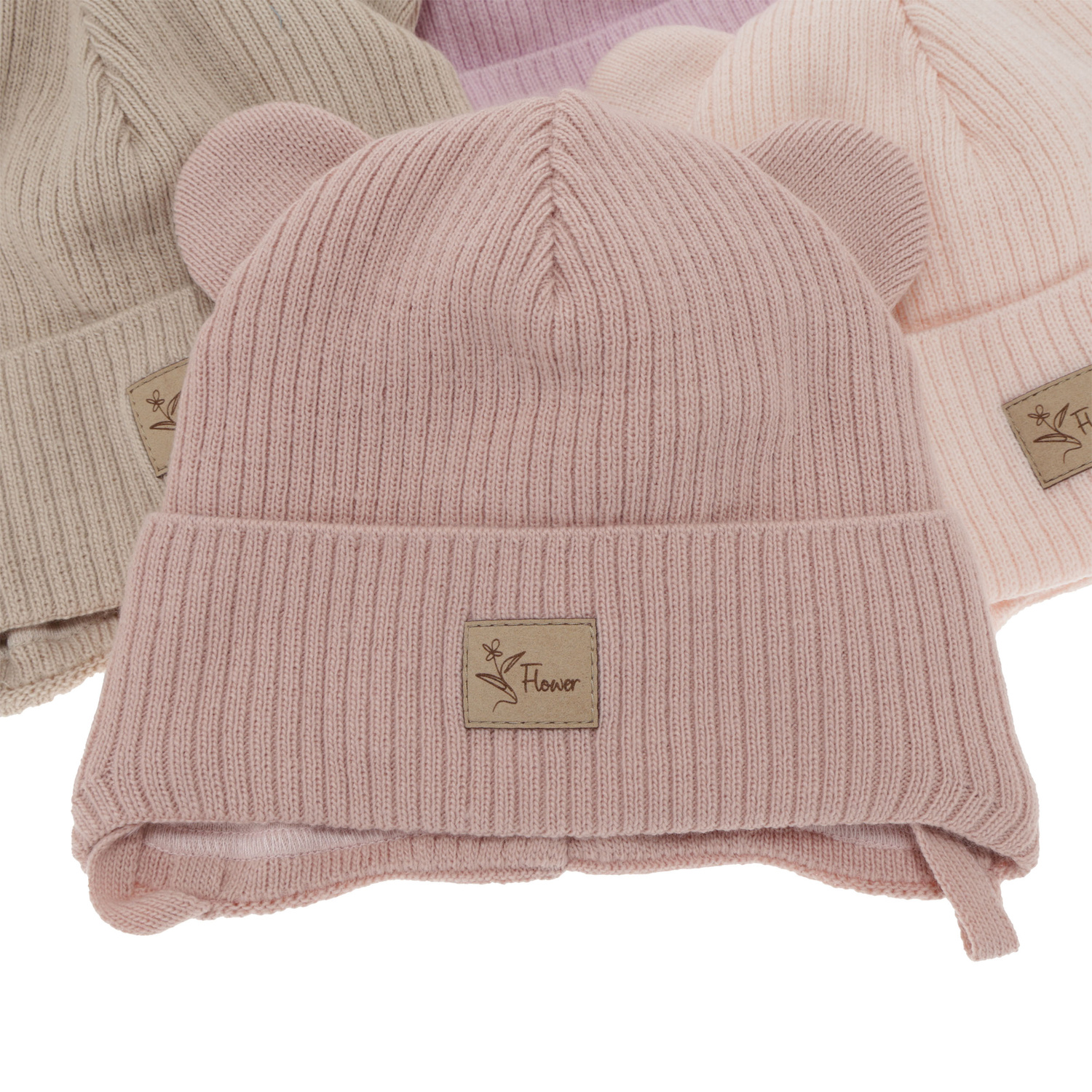 Herbst und Frühlingsmütze für Mädchen, rosa, wiązana, Djona