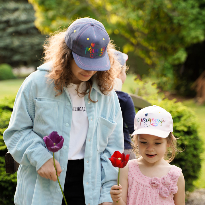Mütze mit Schirm für Mädchen Grau Princess