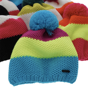 Wintermütze für Mädchen mit Bommel Rosa Naruto