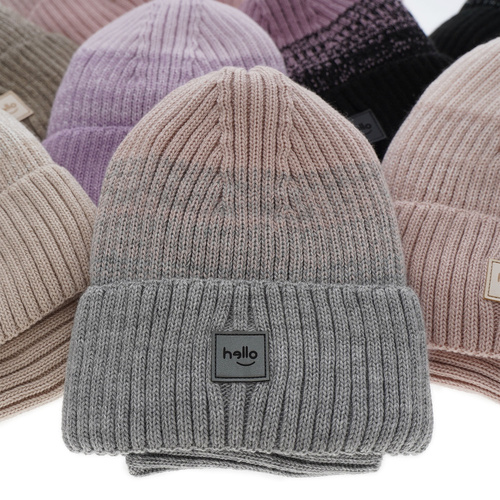 Winterset Mädchen: Mütze und Schlauchschal Beige Tasha