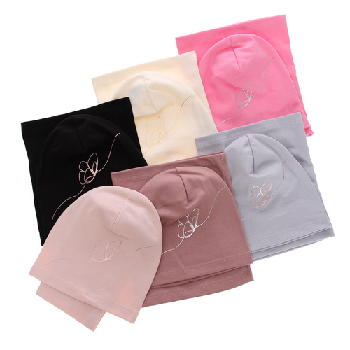 Herbst und Frühlingsset Mädchen: Mütze und Schlauchschal Rosa Jula