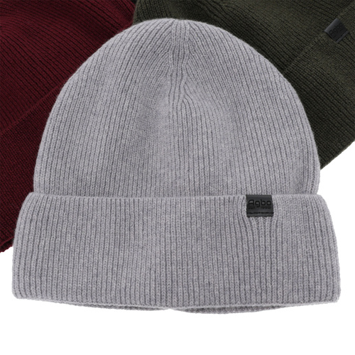 Wintermütze Herren, marineblau, mit Merinowolle und Kaschmir, Arwen