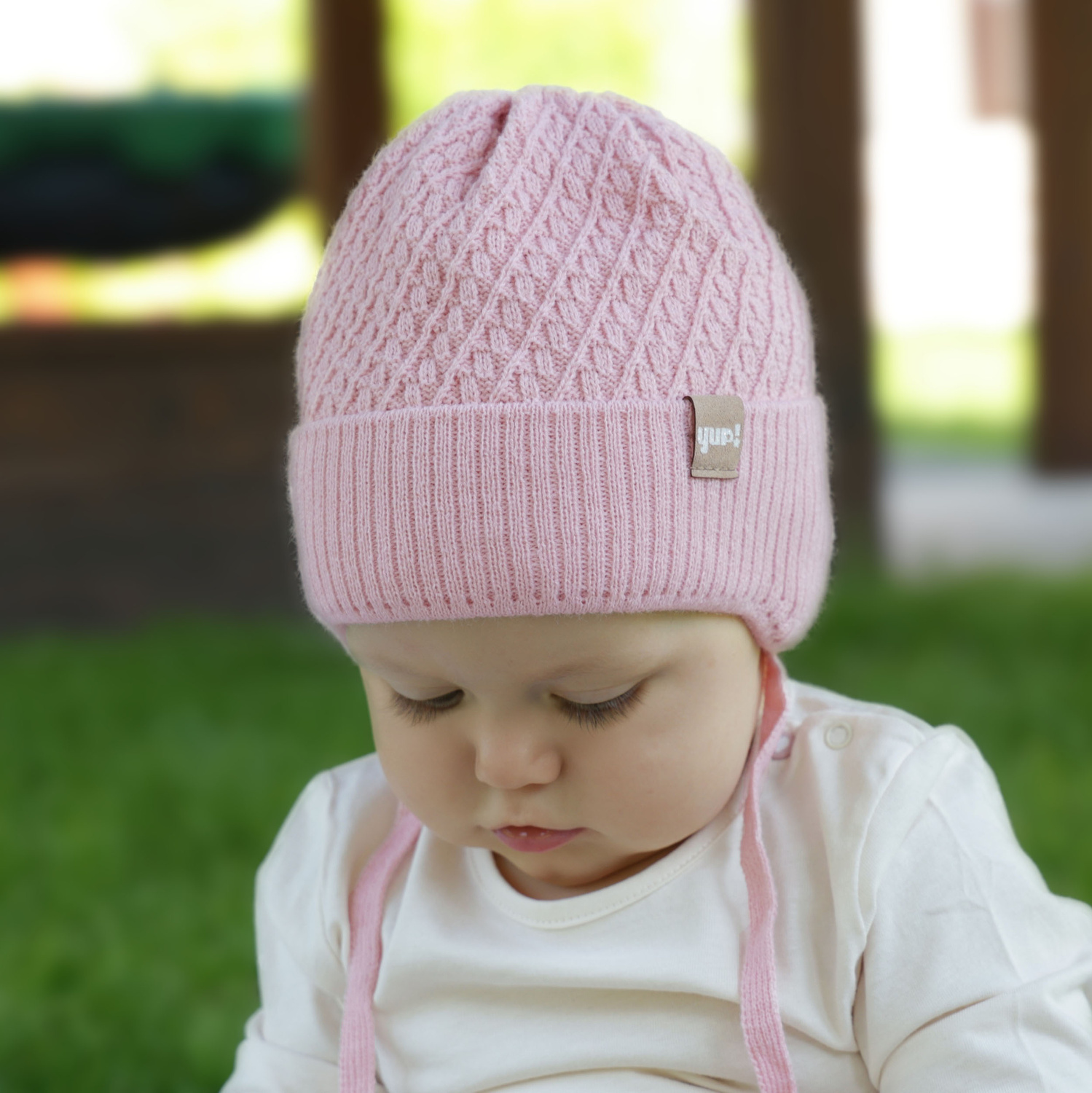 Herbst und Frühlingsmütze für Mädchen Rosa Dafia