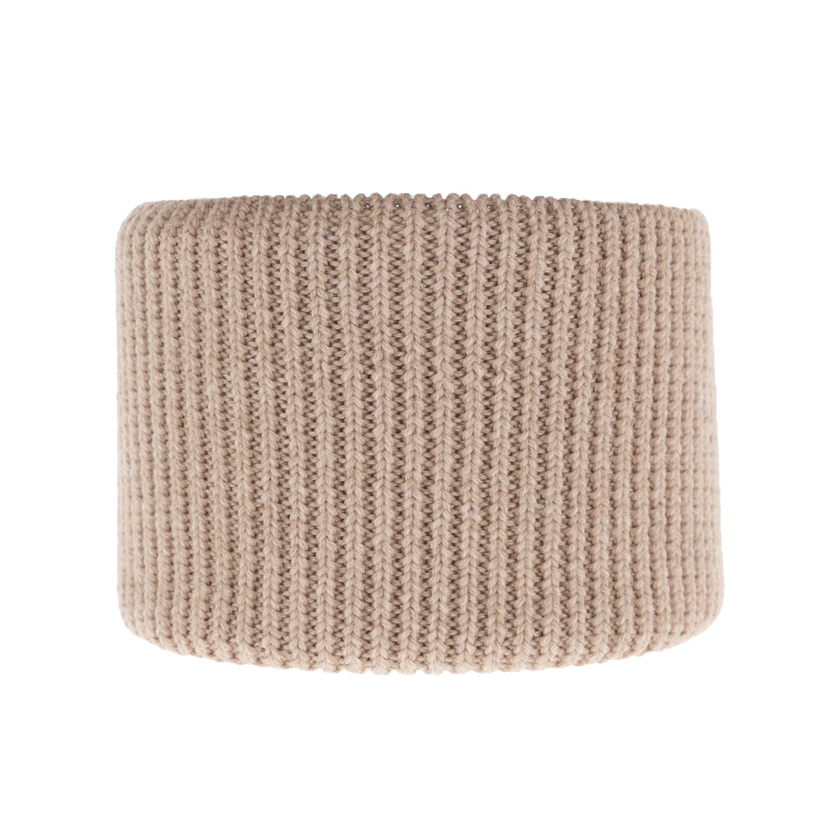 Winter Schlauchschal für Mädchen 100% extrafeine Merinowolle Beige Vanilla